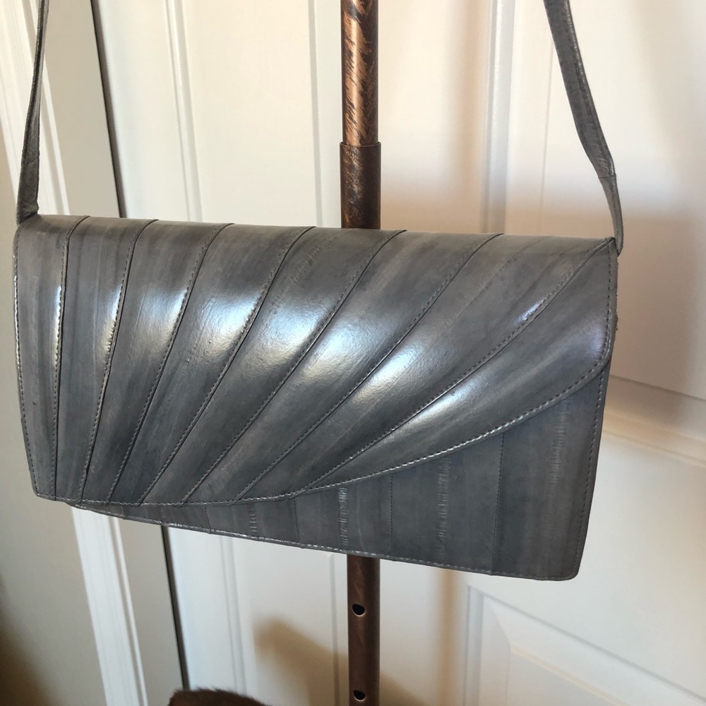 Genuine Eel Skin Purse/clutch Vintage